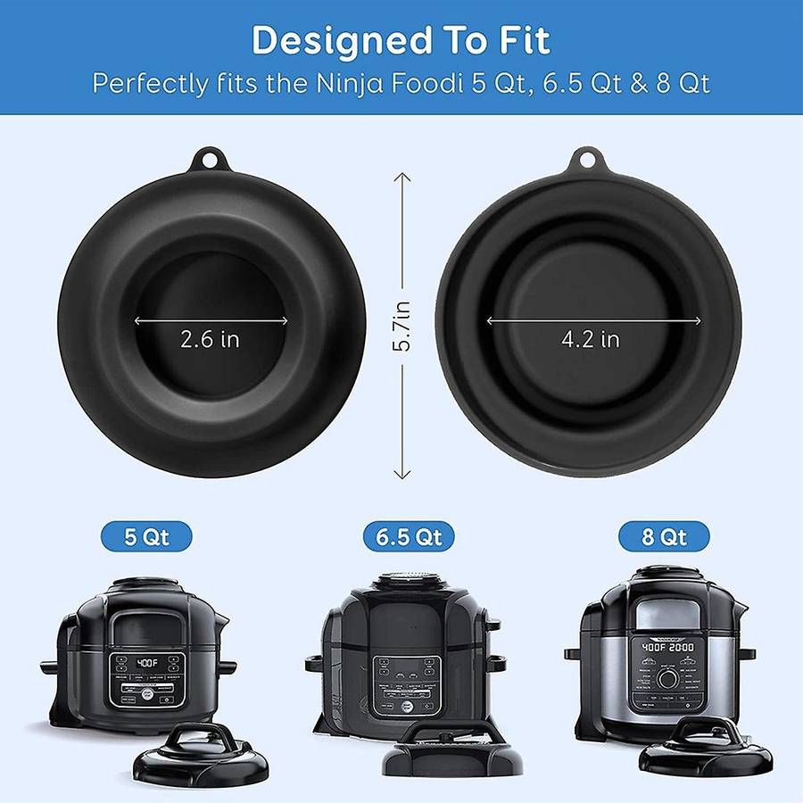 Lid Stand Silicone Lid Holder Accessory Compatible for Ninja Foodi