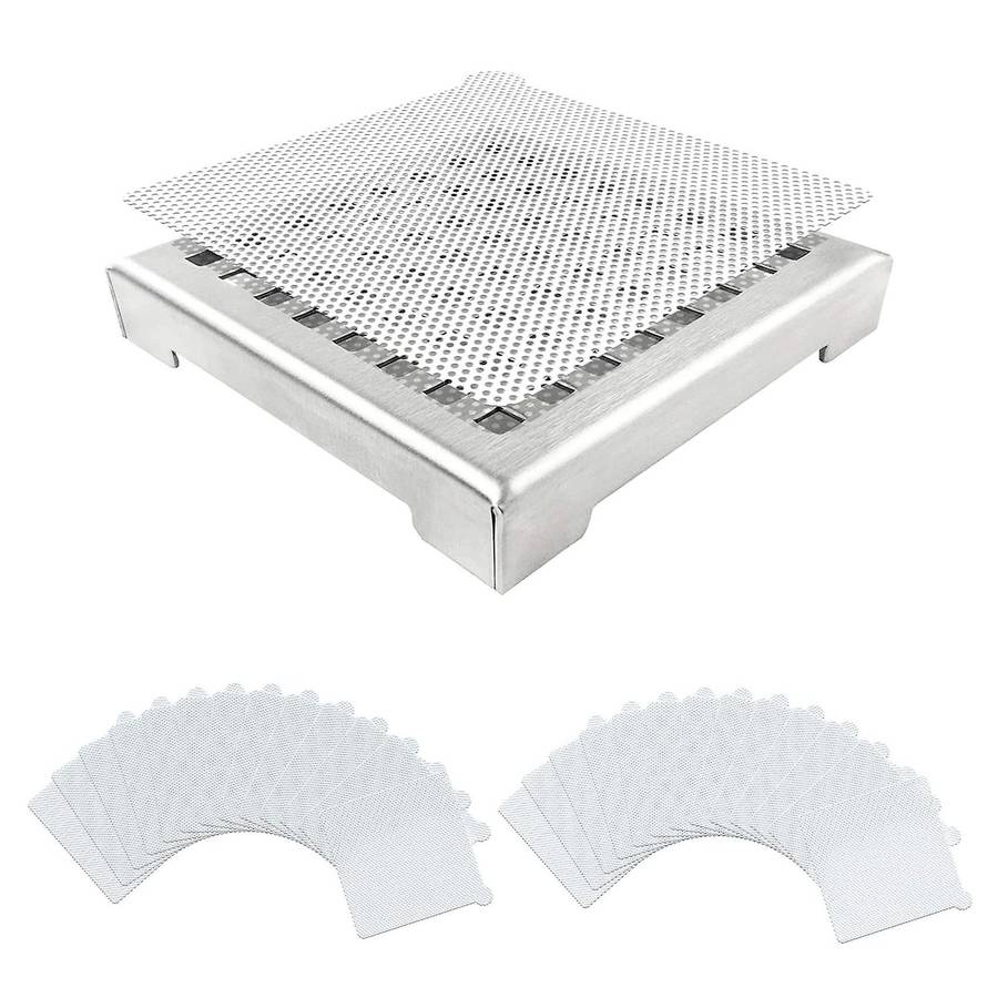 25 Pcs Drain Hair Catcher Disposable Catcher (6inch Regular Square)