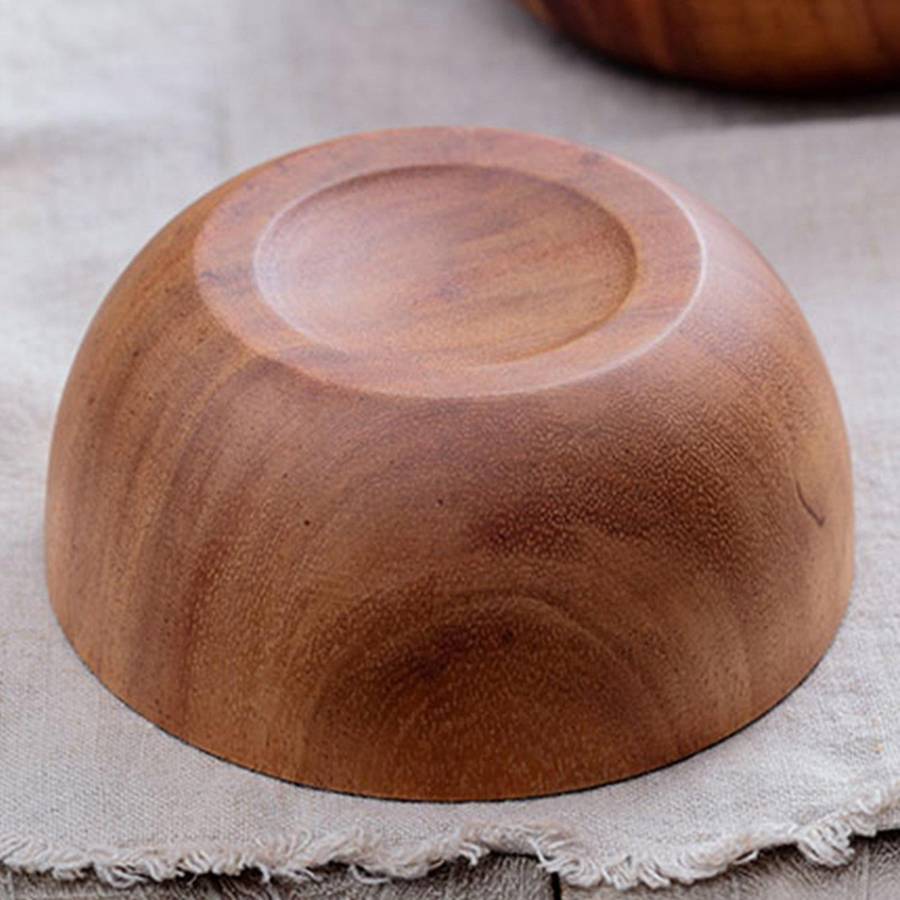 Small Wooden Dish Sauce Flavor Condiment Cup Kitchen Utensils