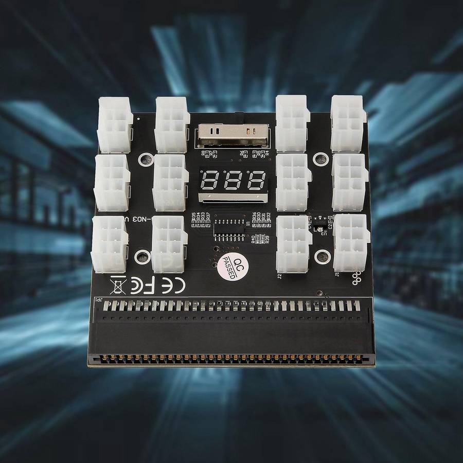 Breakout Board 12 Port 6pin Led Display Power Module Server Card