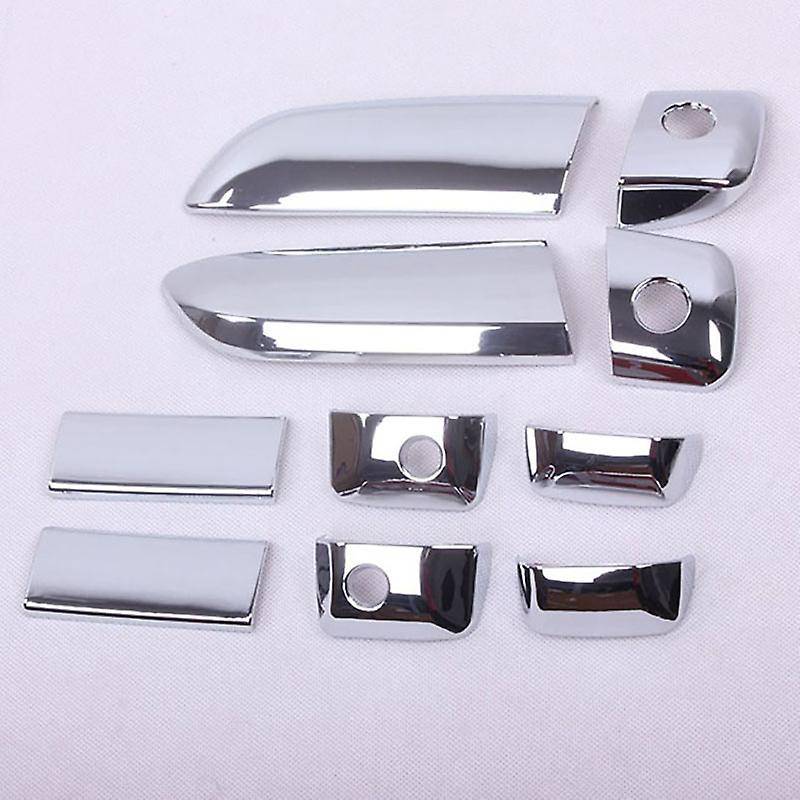 10 Car Abs Chrome Door Handle Bowl Panel for Toyota Hiace 2005-2015