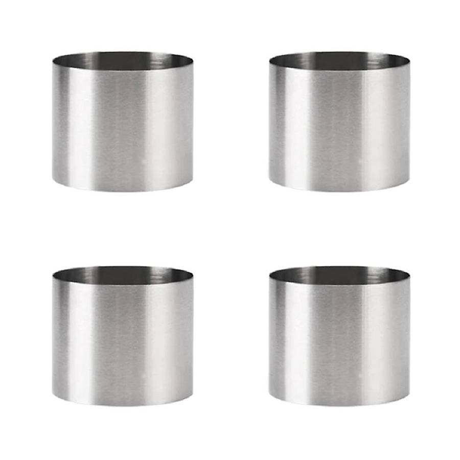 Round Stainless Steel Mousse Ring Cake Mold Biscuit Mold 6x5cm