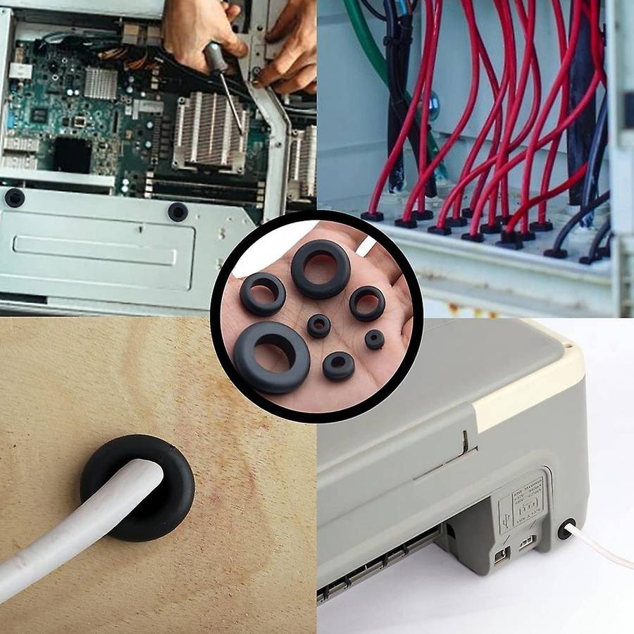180 Rubber Grommet Kits In 8 Sizes-rubber Wire Loops, for Wiring