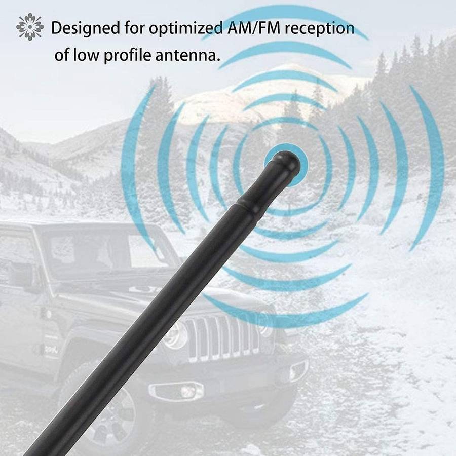 Radio Antenna for Jeep Wrangler Jk Jku Jl Jlu 2007-2020 (7 Inch)