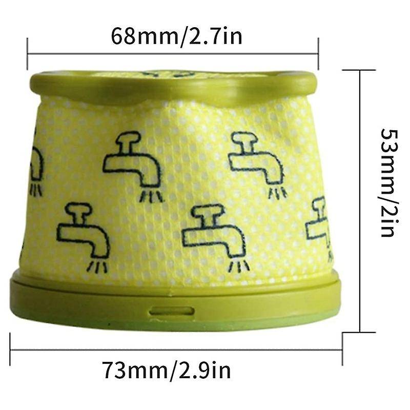 3pcs Vacuum Filter Compatible with Lg Vacuum Cleaner A9 Cord Zero