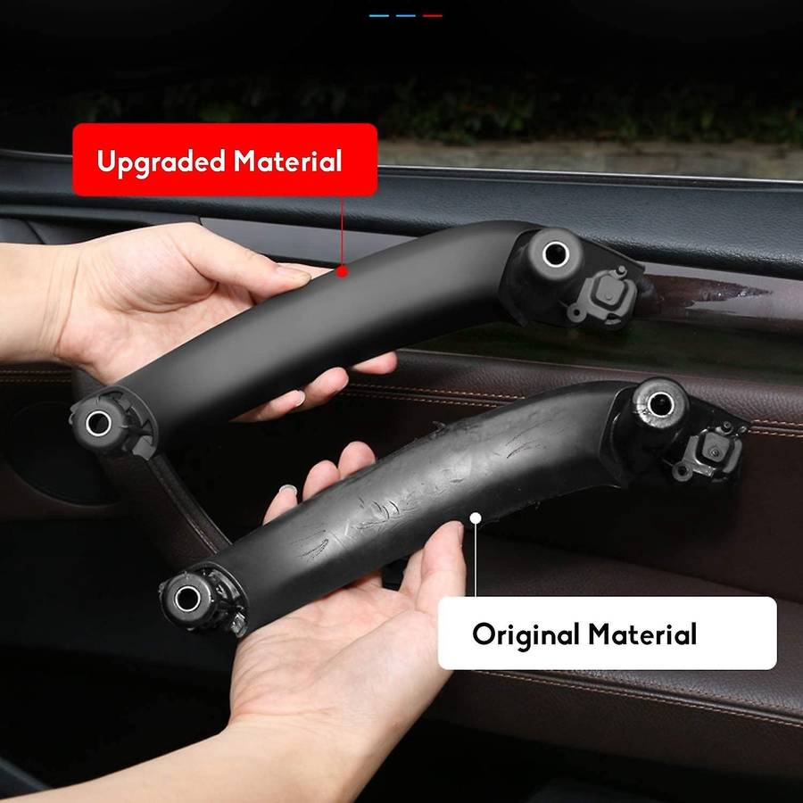Car Interior Inner Door Pull Handle Pull Trim For-bmw Black