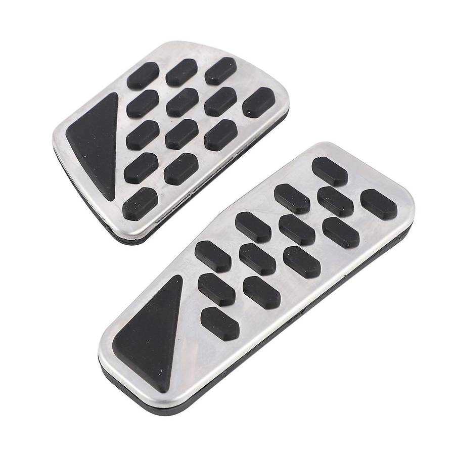 Stainless Steel Pedal Kit for 2018-2019 Jeep Wrangler Jl Models,2 Pcs