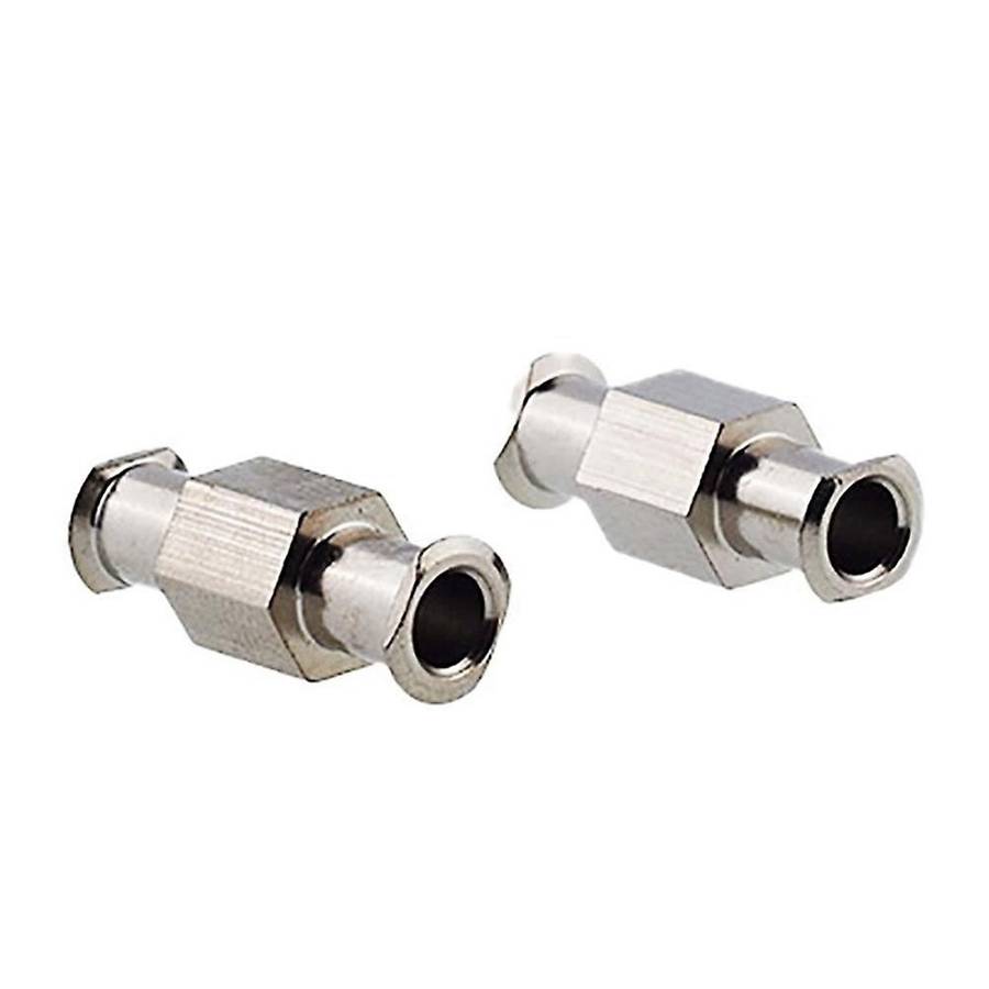 10pcs Coupler Luer Syringe Connector Metal Double Joints Adapter