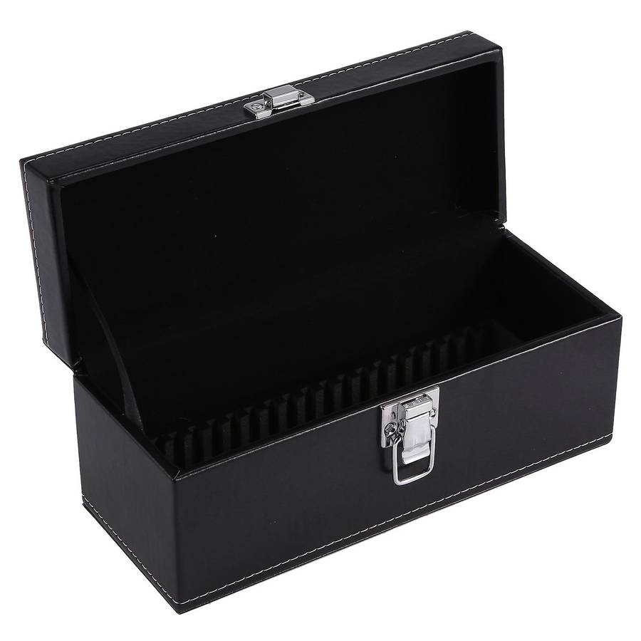 Storage Box Coin Slab Jewelry Pu Compound Plywood Style Bundle Coins
