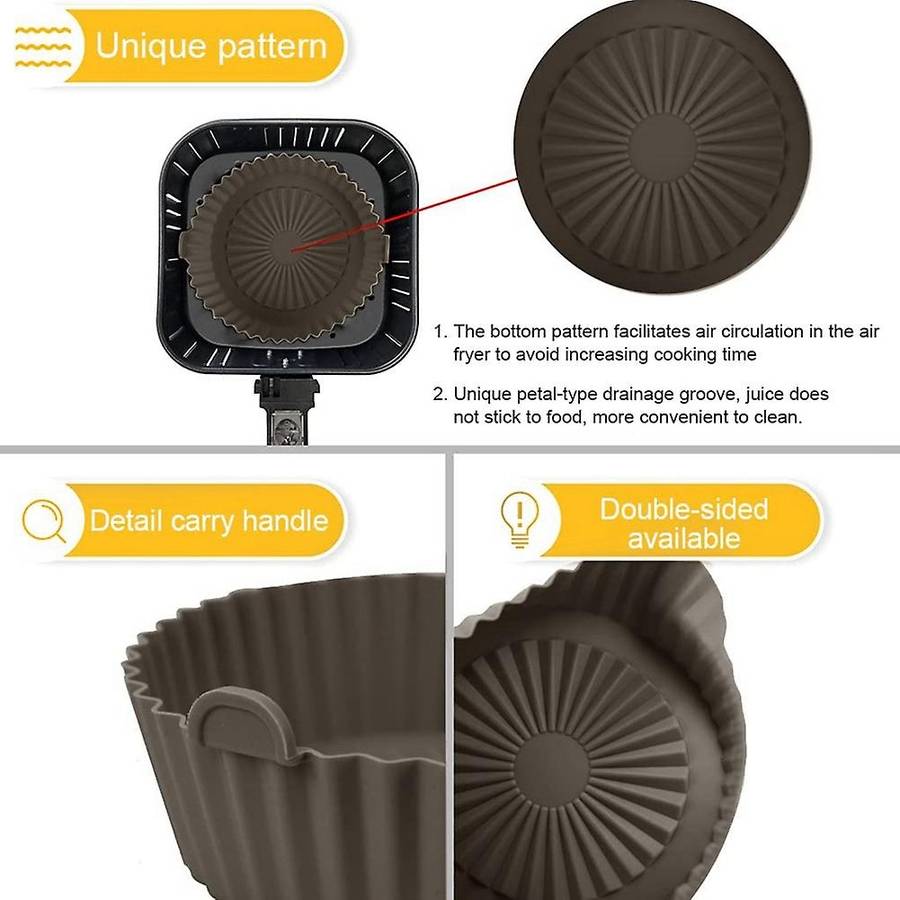 Non-stick Air Fryer Liners Mats,for Cake Baking Pans 2