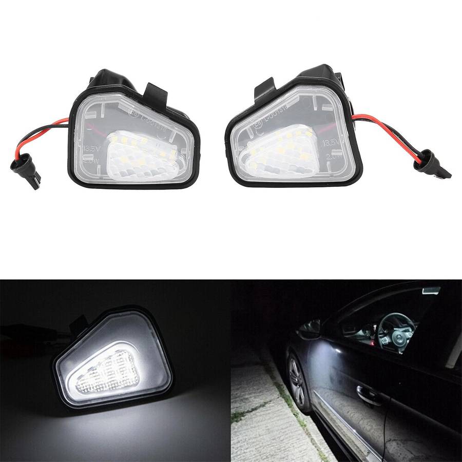 Led Side Under Mirror Lights for Cc Passat B7 Scirocco Jetta 10-18