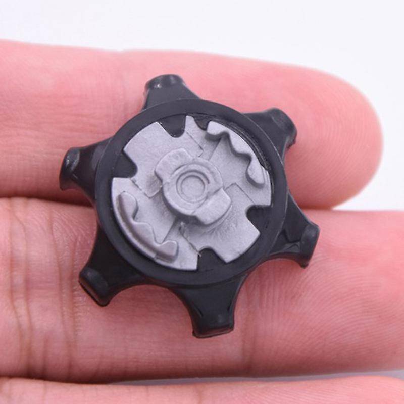 30pcs Golf Shoe Spikes Black Clamp Cleats Studs with Removal Tool