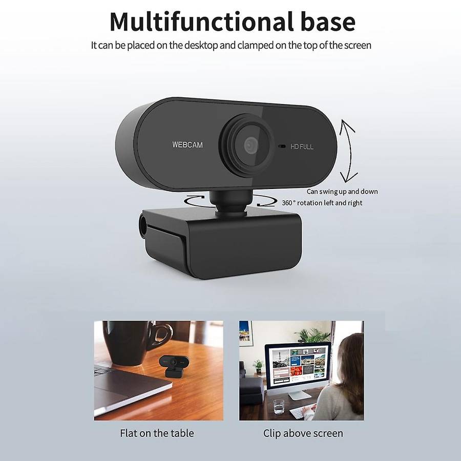 Pc01 Usb Full Hd 1080p Video Camera Auto Focusing with Microphone