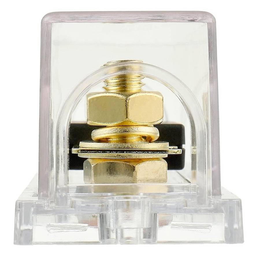 2 Pcs 300a Transparent Case Anl Fuse Holder and 2 Pieces Of 300a