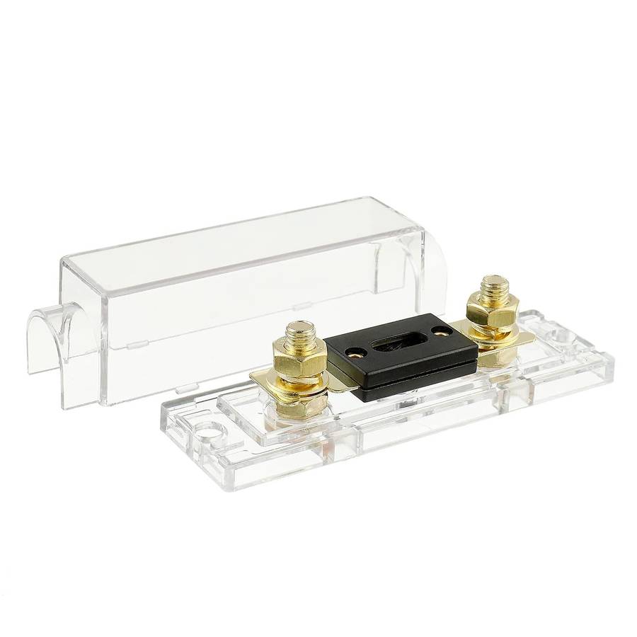 2 Pcs 300a Transparent Case Anl Fuse Holder and 2 Pieces Of 300a