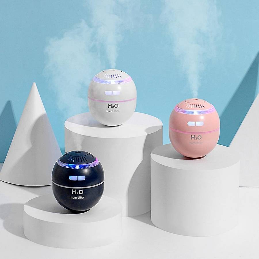 120ml Space Ball Marquee Cup Usb Humidifier with Led Light ,white