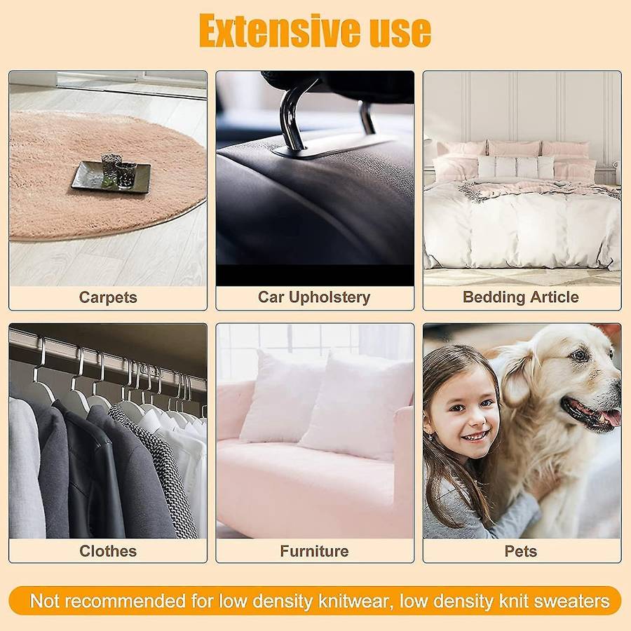 Lint Remover Set - Reusable Pet Hair Remover - Hair Remover (grey)