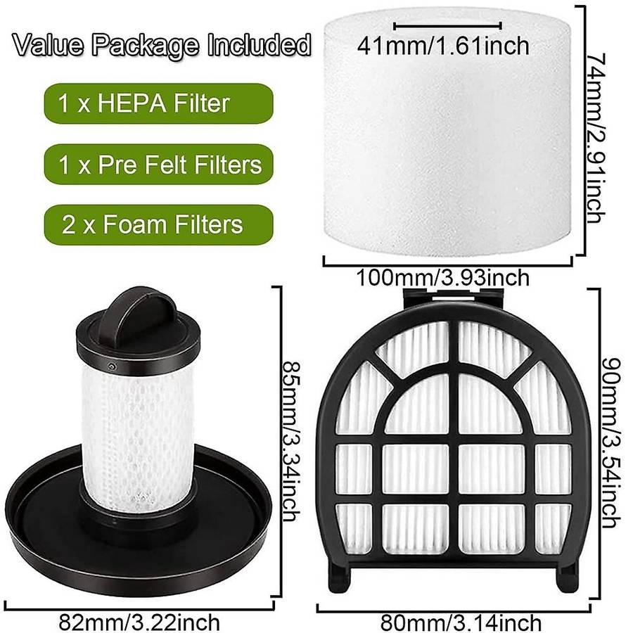 Replacement Hepa Filters Compatible for Shark Lz600 Lz601 Lz602