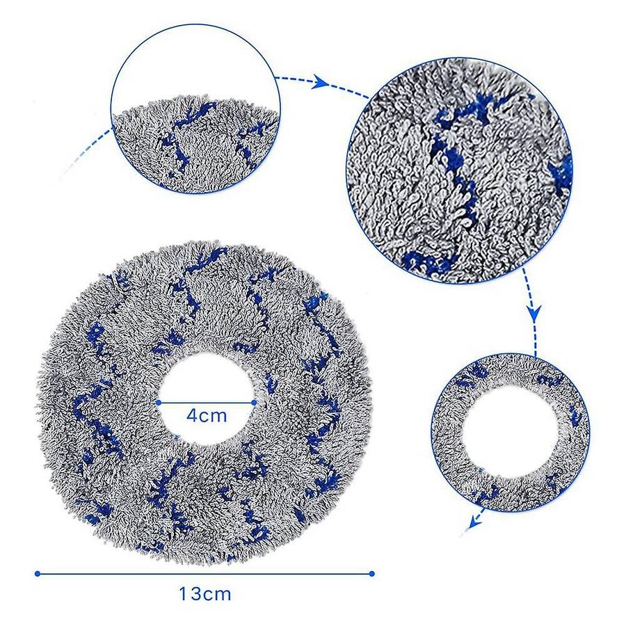 Parts Mop Cloth Pads for Ecovacs Deebot X1omni X1turbo Mopping Pad