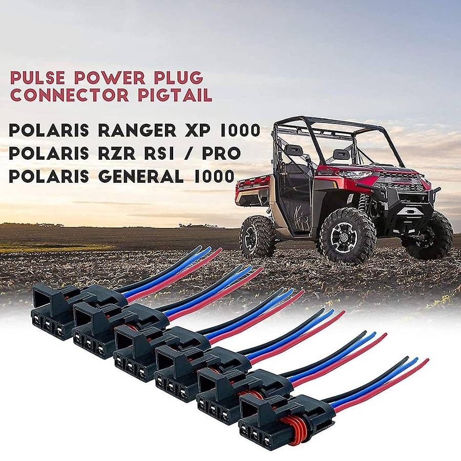 Power Plug Pigtail Connector for 2018-2021 Polaris Ranger Xp 1000