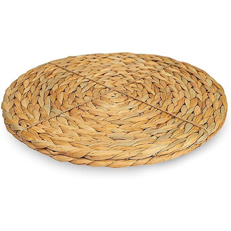 2 Pack Water Hyacinth Placemat,woven Wicker Table Place Mats,38cm