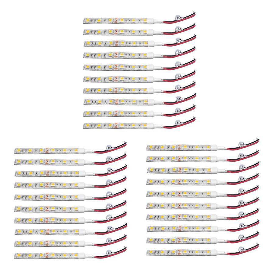 10pcs 10cm Waterproof White 5050 Led Strip Lights Dc 12v Caravan