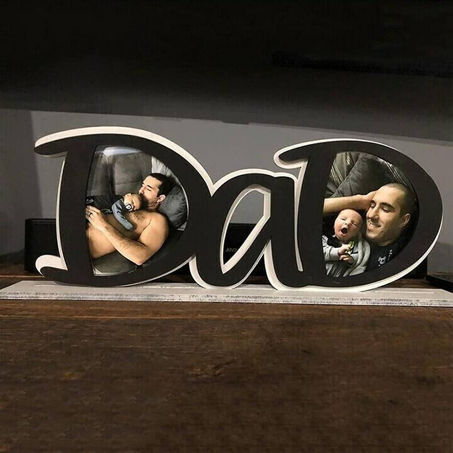 Father's Day Dad Picture Frame,dad Gifts From Daughter, -black