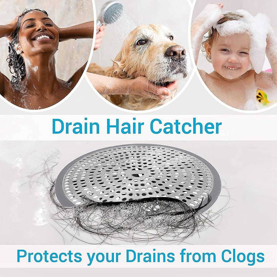 Stainless Steel Shower Drain Cover - for Bathroom Shower Strainer