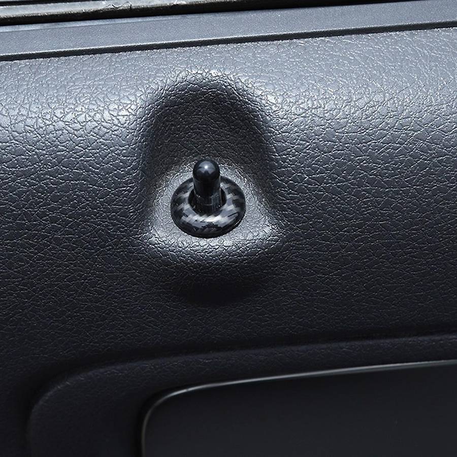 Car Door Lock Bolt Pin for Ford F150 2009-2014 ,carbon Fiber