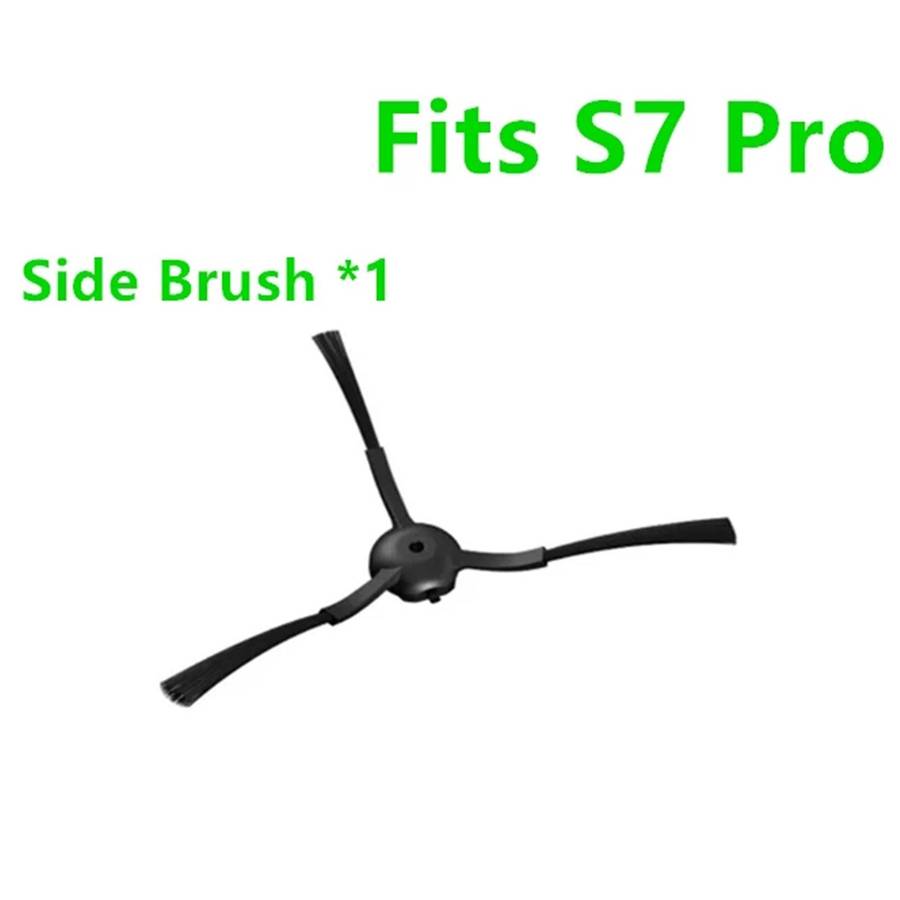 Roll Brush Side Brush Hepa Filter Mop Cloth Rag for Qihoo 360 S7 Pro