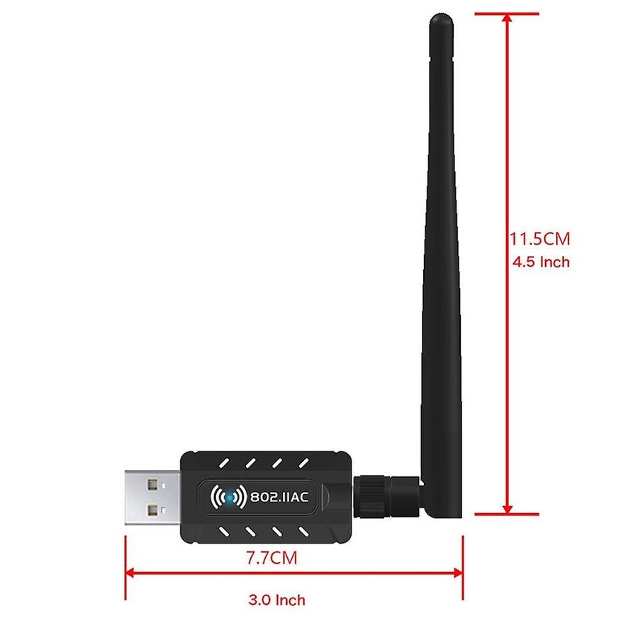Wifi Adapter Wireless Usb 1200mbps Wi-fi Network Card 802.11n/g/a/ac