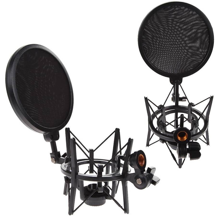 Mic Shock Mount with Articulating Head Holder for Studio Broadcast