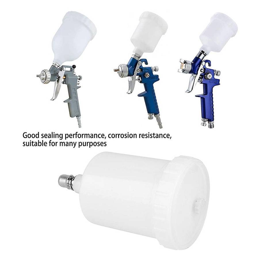 600ml Spray Tools Cup Abs Plastic Gravity Feed Paint Cup Replacement