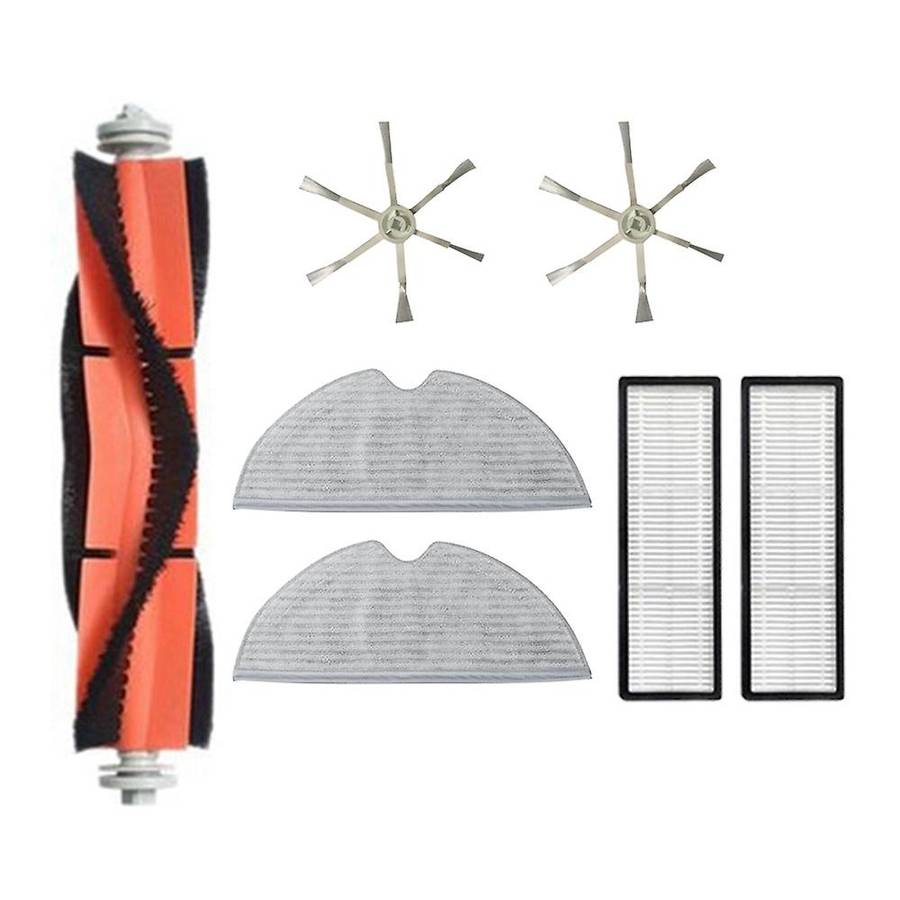 7pcs Replacement Parts Main Side Brush Filters for Xiaomi Mijia 2c