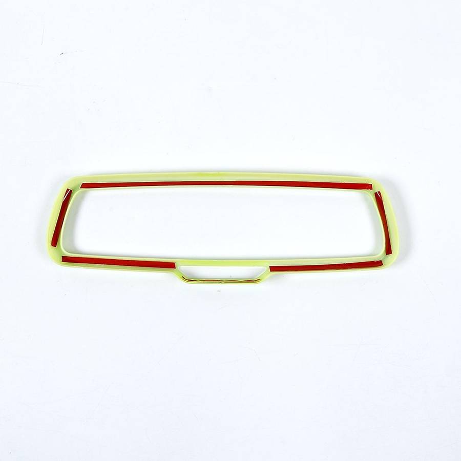 Car Inner Rear View Mirror Cover Abs for Dodge Challenger (green)