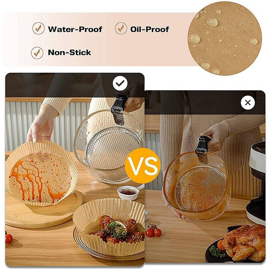 Air Fryer Disposable Paper Liner, Non-stick Liners, for Baking