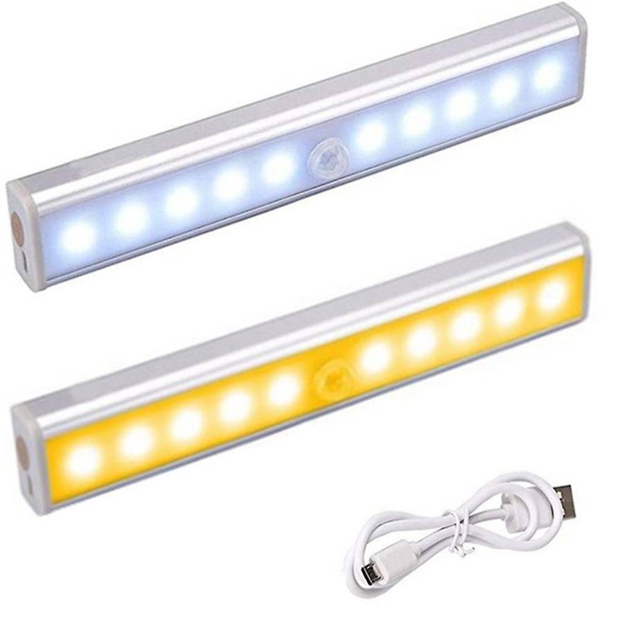 Led Night Light Motion Sensor Light for Kitchen Cabinet, White Light