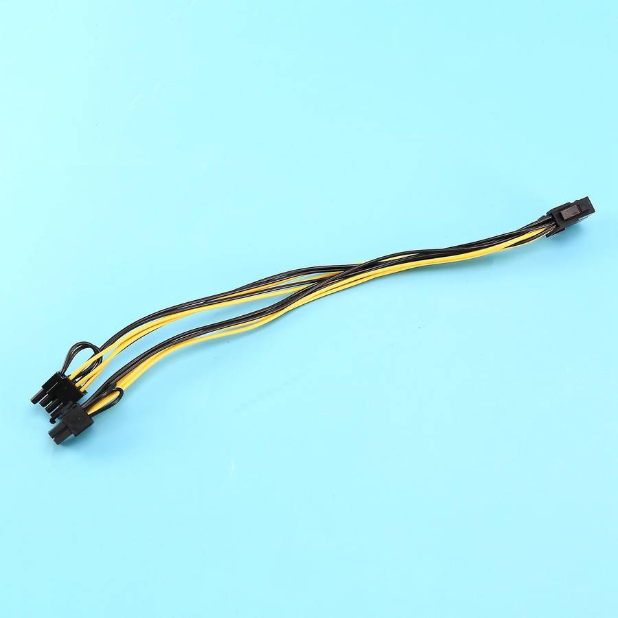 6 Pcs Pcie Splitter, Pci Express Power Adapter Gpu Vga Cable Mining