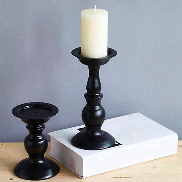Black European Metal Candlestick Wedding Party Decoration Gifts-b