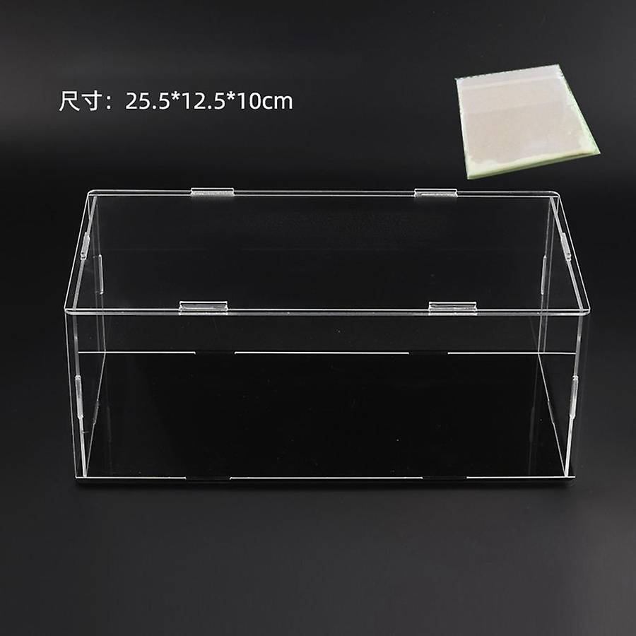 1 Transparent Cabinet for 1:24 Die-cast Model Toy Car 25.5x12.5x10cm