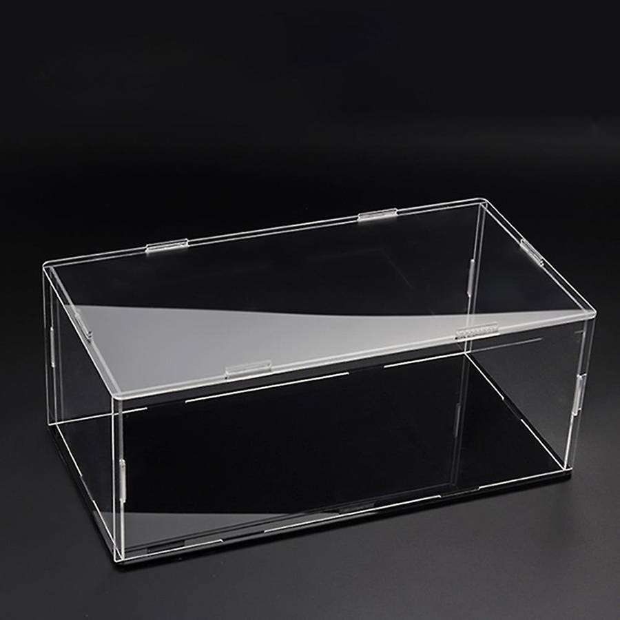 1 Transparent Cabinet for 1:24 Die-cast Model Toy Car 25.5x12.5x10cm