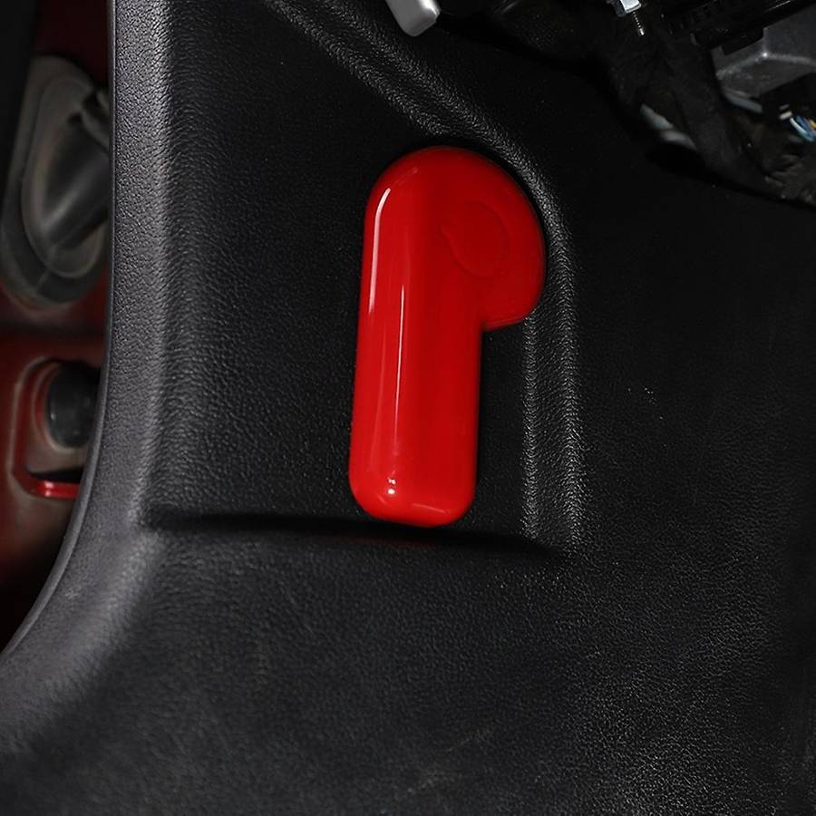 For Ford Mustang 2015-2021 Engine Switch Button Cover, Red