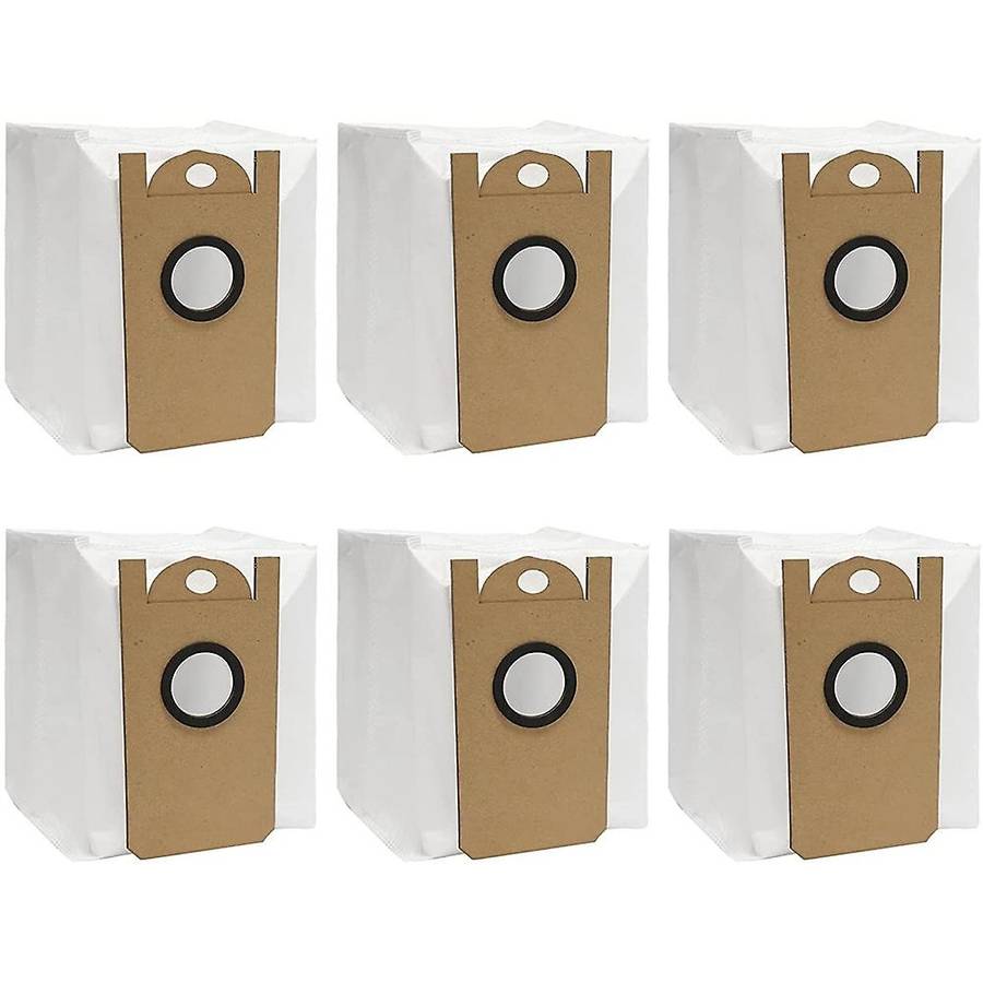 6 Pack Dust Bags for Amarey A90+ Self-emptying Robot Vacuum