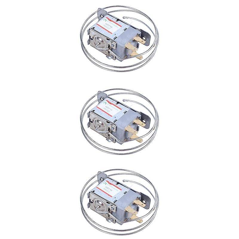 3x Ac 220v-250v Volt 5(4)a 3-pin 5.8mm Dia Shaft Thermostat