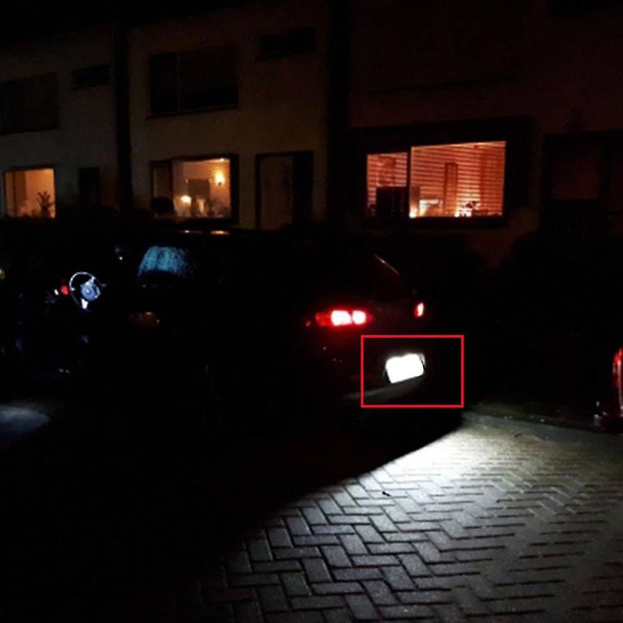 2pcs/lot Car Led License Number Plate Light for -bmw E81 E87 E63 E64
