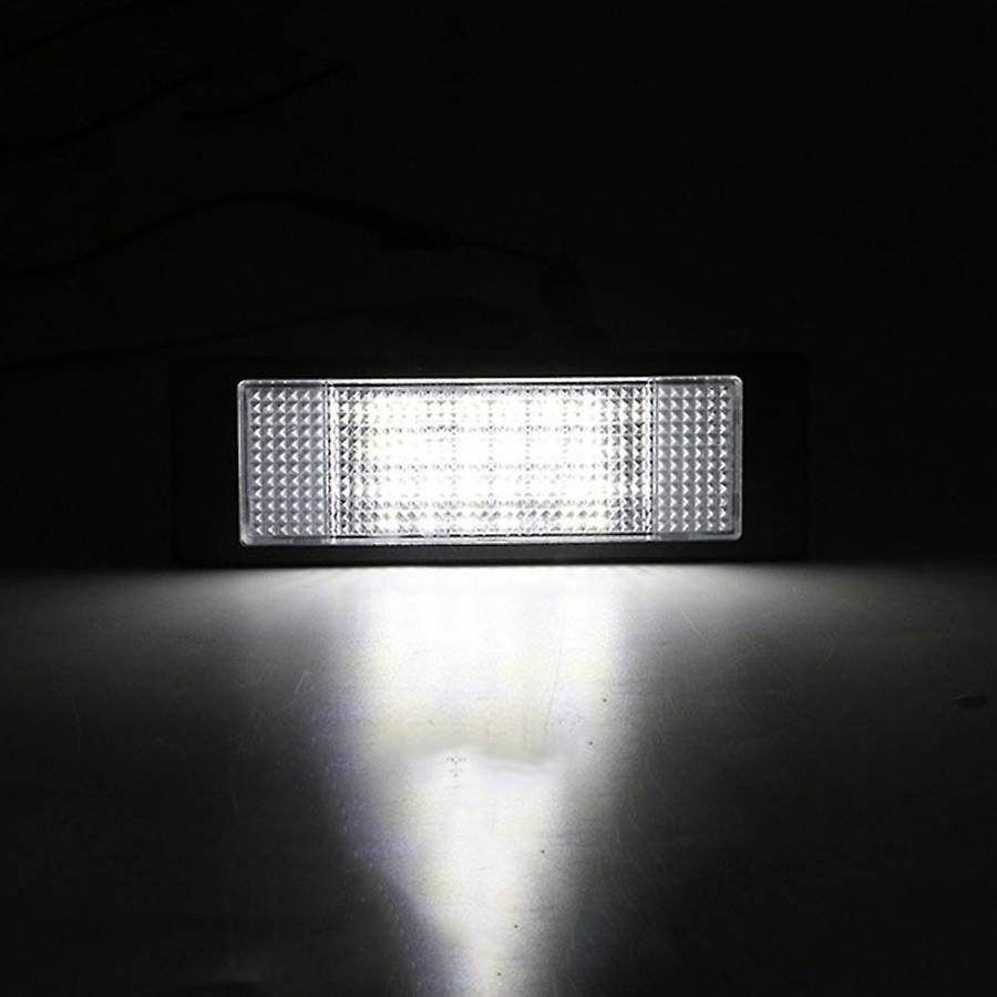 2pcs/lot Car Led License Number Plate Light for -bmw E81 E87 E63 E64
