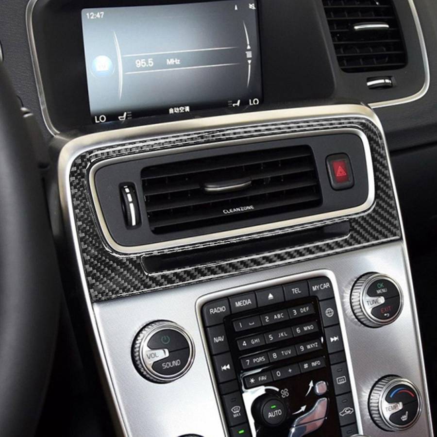 Central Console Air Outlet Vent Trim for Volvo S60 V60 2010-2018