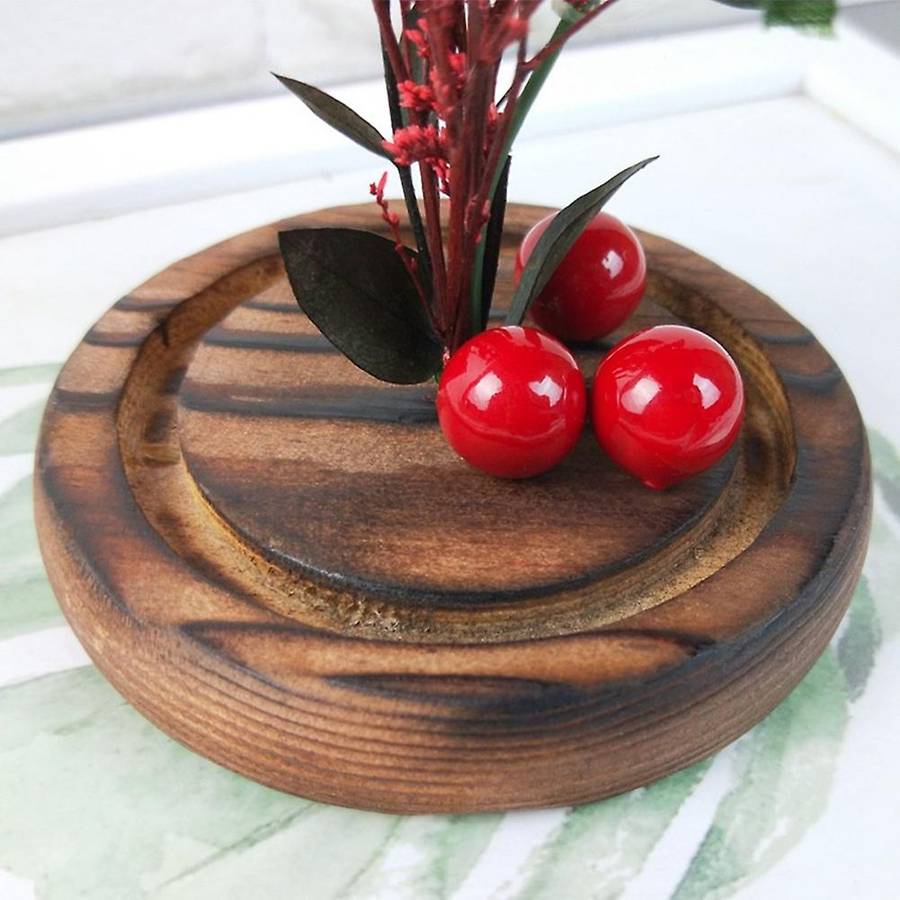Simulation Rose Mini Landscape Bedroom Lamp Valentines Day Decor