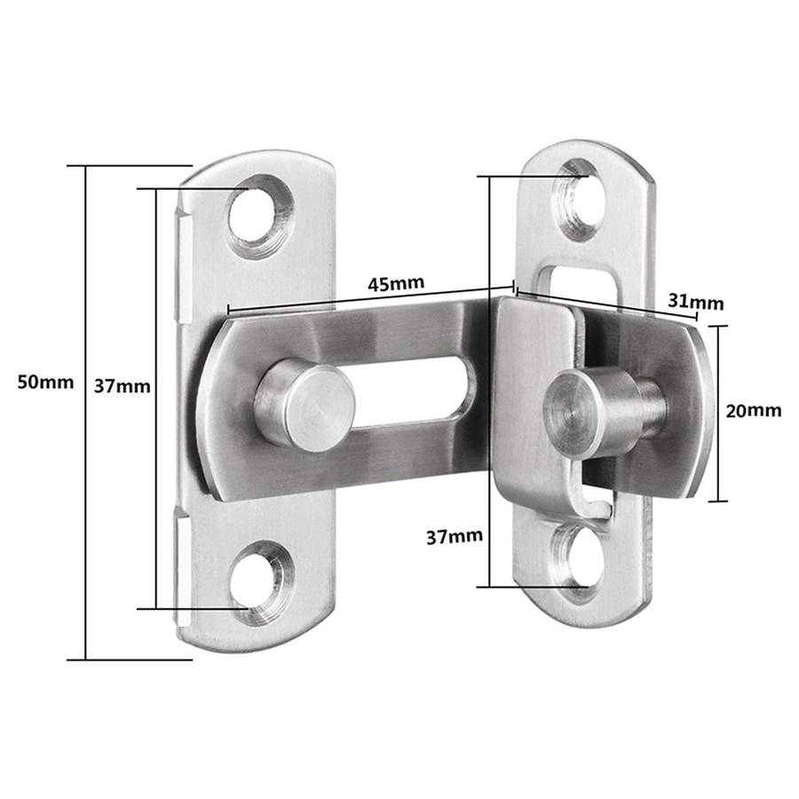 8 Sets Of Ultra-thin Strong Magnetic Door Closers Cabinet Hasp Latch
