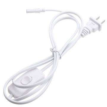 1.5M T4 T5 T8 Tube Connector Cable Cord US Plug Line for LED Fluorescent Grow Light Bar